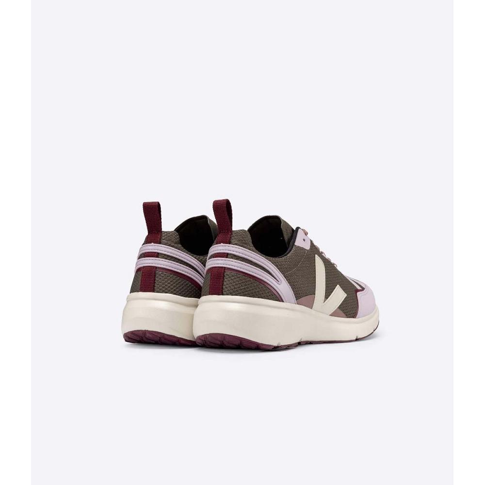 Veja CONDOR 2 ALVEOMESH Women's Shoes Pink/Khaki | NZ 467FDN